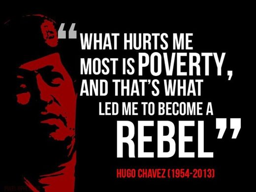 Hugo Chávez over armoede