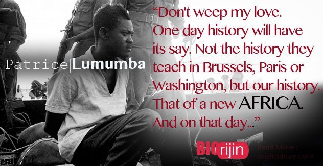 Citaat Patrice Lumumba, Congo