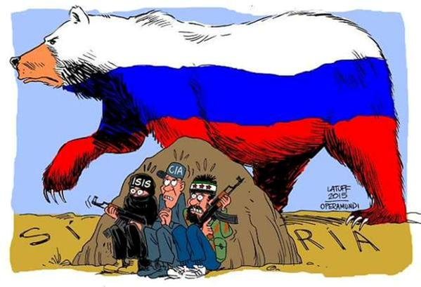 Russische beer bange ISIS