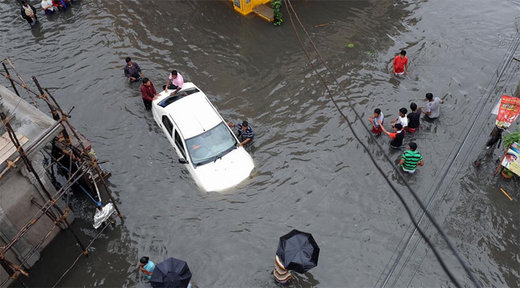 overstromingen india floods