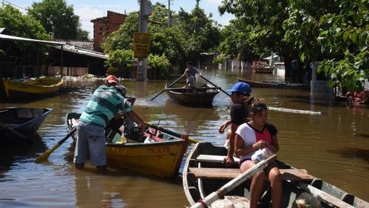 Overstromingen Paraguy, Argentinië, Bolivia
