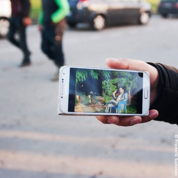 Foto smartphone Koerische Christen Irak 