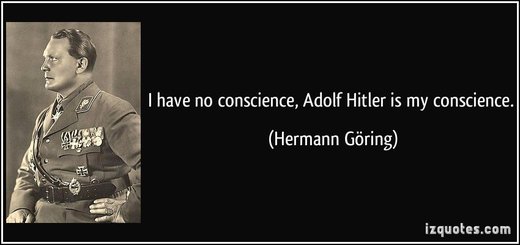 Göring conscience Hitler