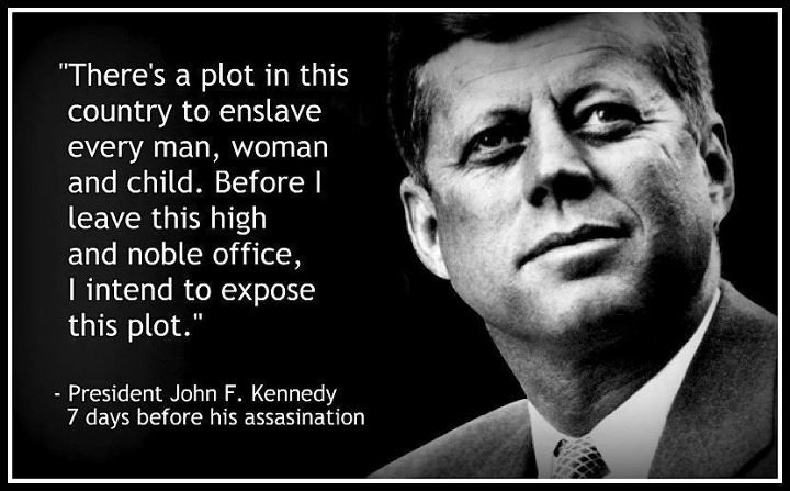 citaat JFK slavernij