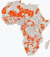 Afrikaanse grenzen Afrika
