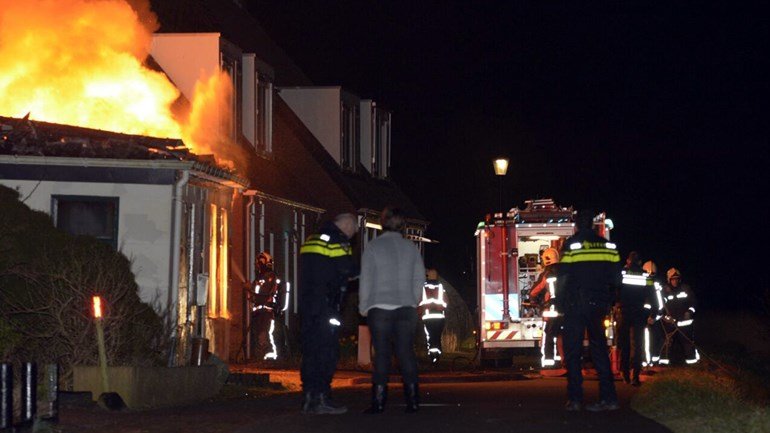 Woningbrand Leermens