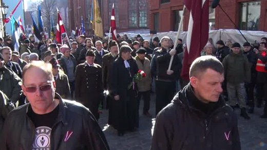 Mars ter ere van Waffen-SS in Riga, Letland