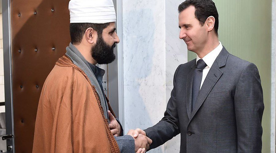 President Assad en Ahmad Bilal