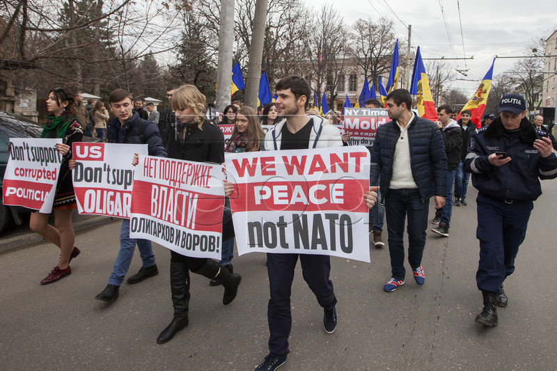 Protest Moldavië