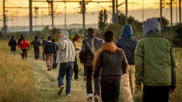 syrische vluchteling kanaaltunnel