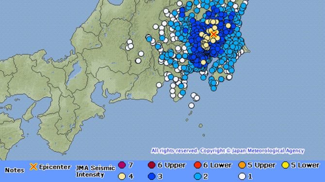 tokio aardbeving