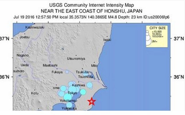 tokio aardbeving