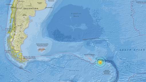 aardbeving atlantische oceaan