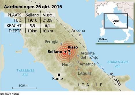 aardbeving vesso italië