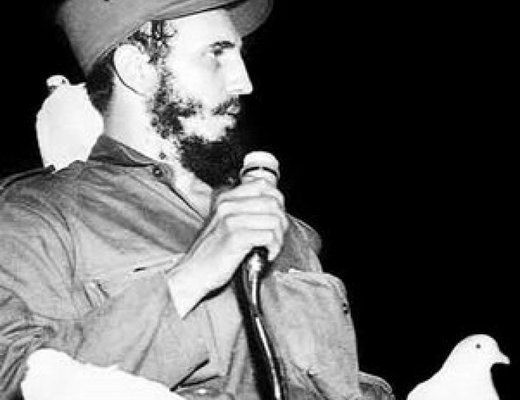 Fidel Castro witte duiven
