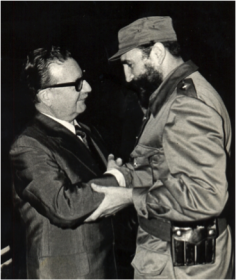 Salvador Allende Fidel Castro