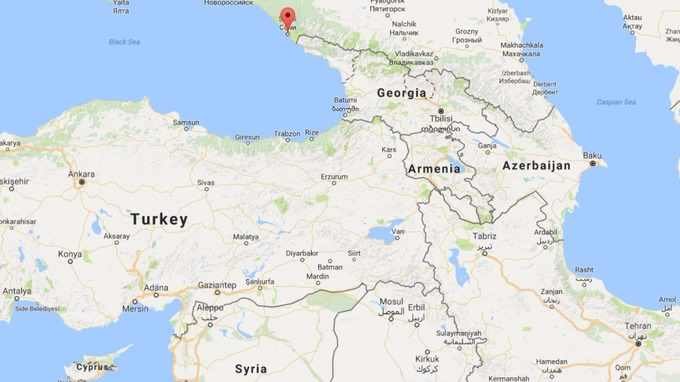 Kaart Sotsji Ruslan Latakia Syrié