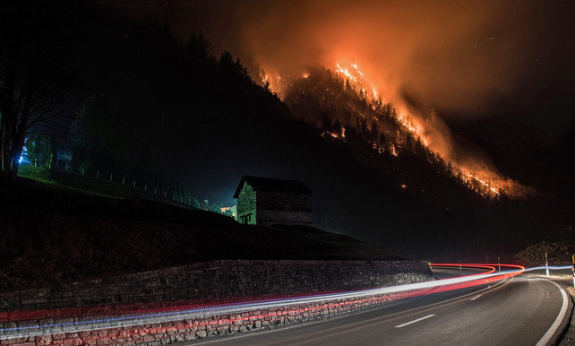 natuurbrand zwitserland
