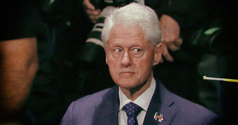 Bill Clinton looking creepy