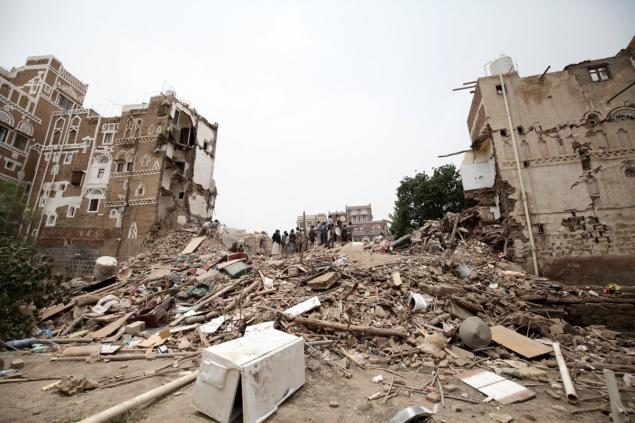 verwoest Jemen
