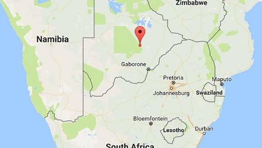 aardbeving botswana