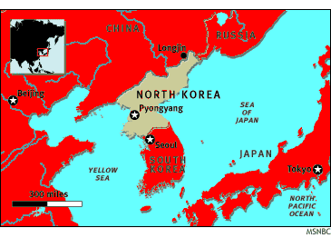 Grens Noord-Korea China Rusland