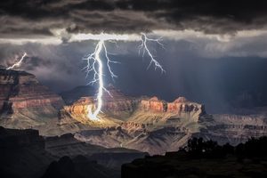 Grand Canyon at night
