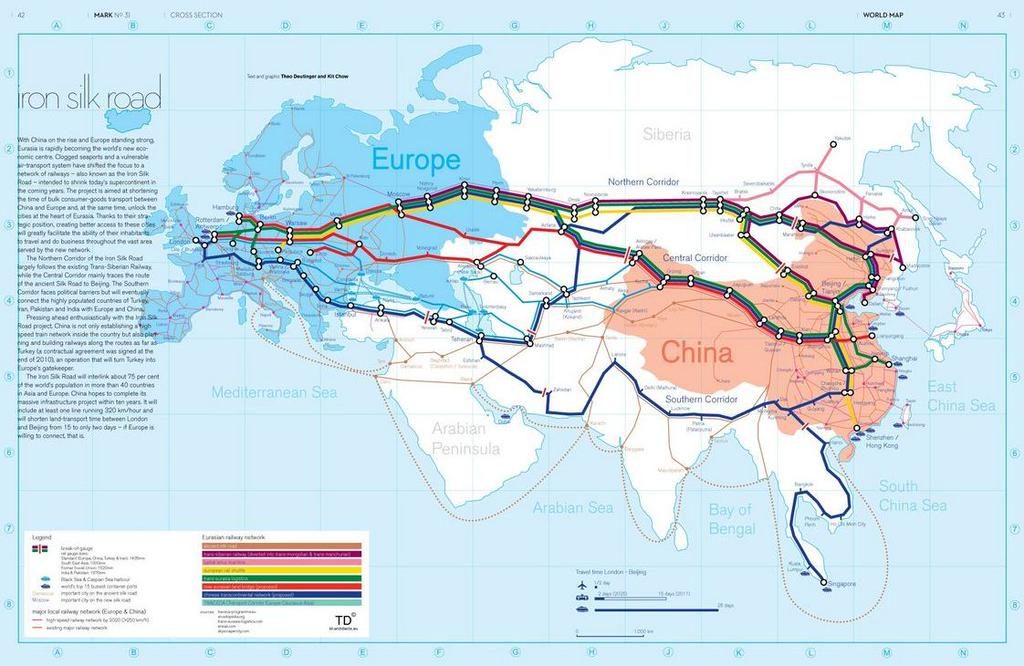 Silk Road verbindt China met rest van Azië en Europa