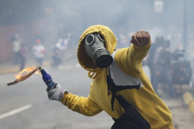 Gewelddadige protesten Venezuela 