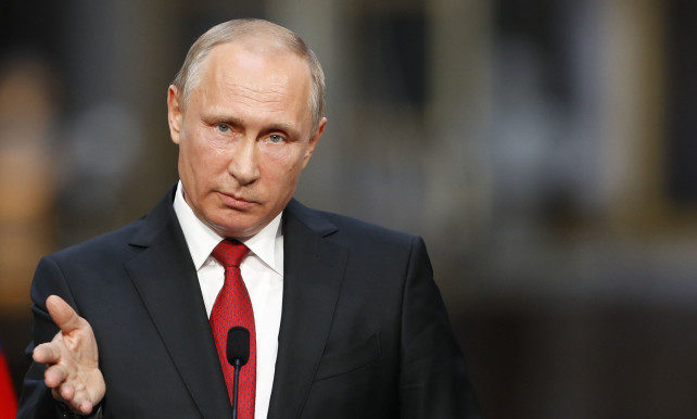 Russische president Vladimir Poetin 
