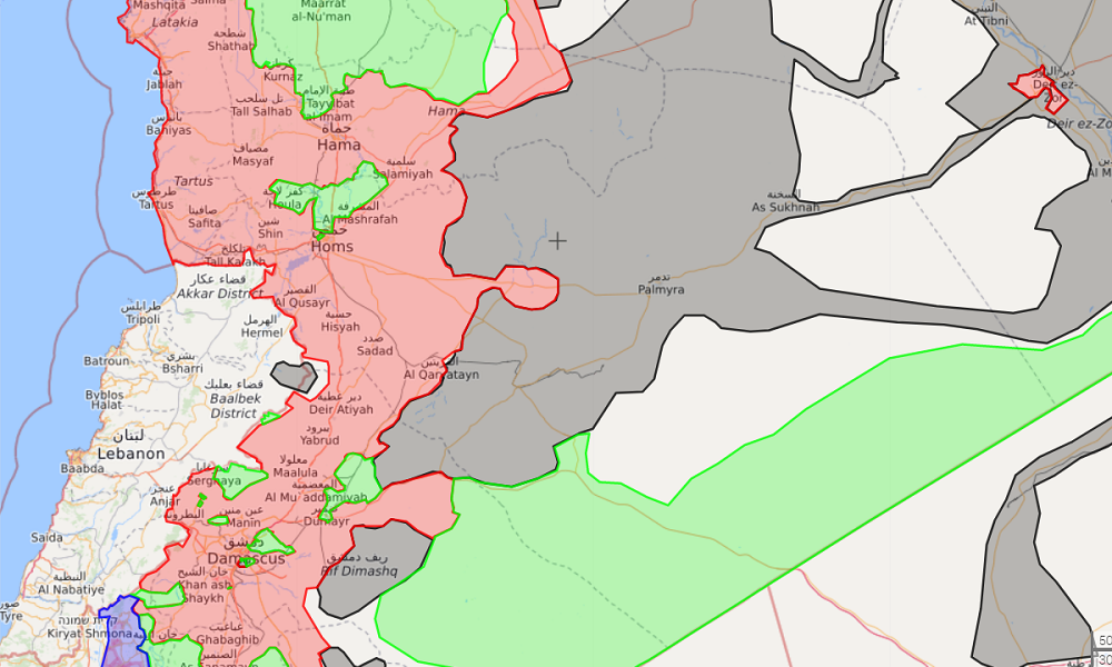 syria map control