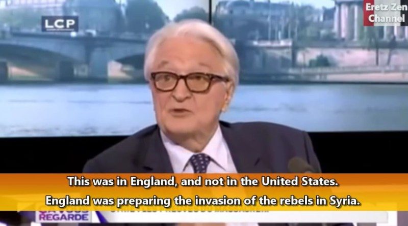 voormalige Franse minister van Buitenlandse Zaken Roland Dumas