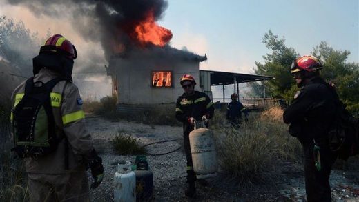 natuurbrand griekenland