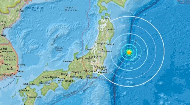 japan aardbeving