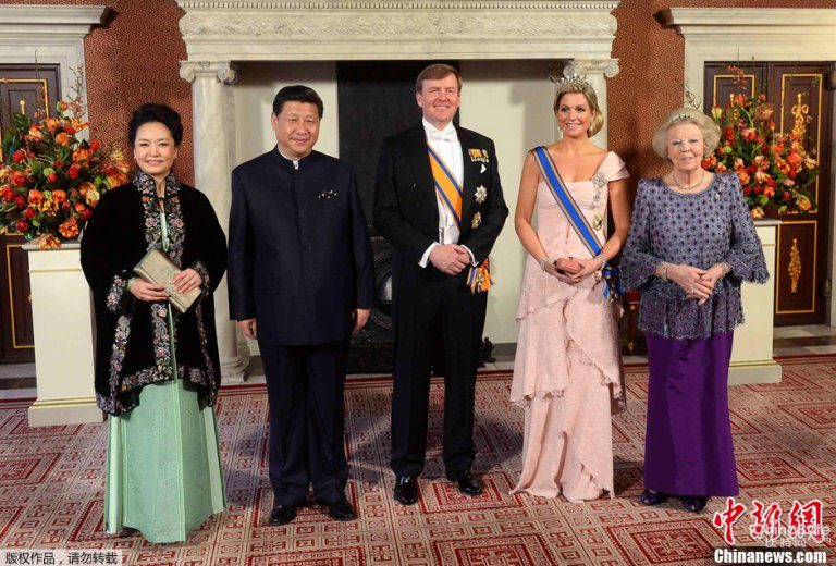 President Xi Jinping en vrouw