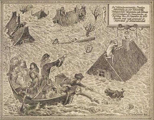 Klik om te vergroten Kerstvloed 1717