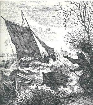Waterschudding Haarlemmermeer 1 november 1755