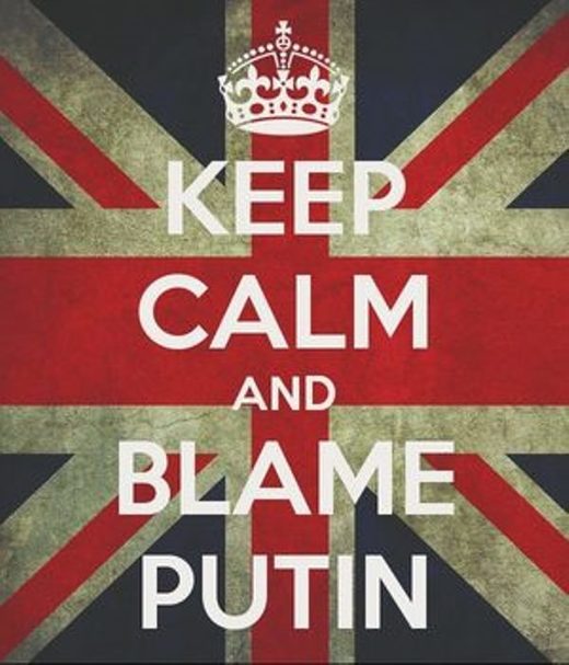 Britten schuld Poetin