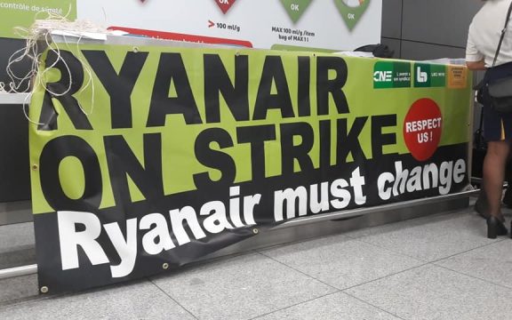 Staking bij Ryanair