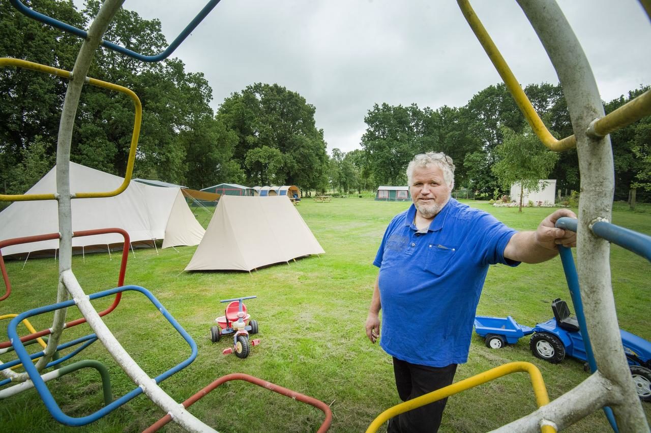 Camping Opende vakantie arme Nederlanders