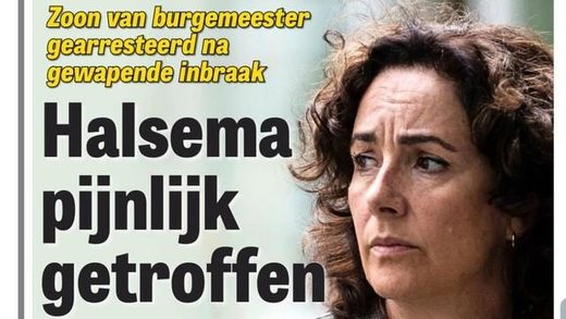 Burgemeester Halsema Amsterdam zoon opgepakt