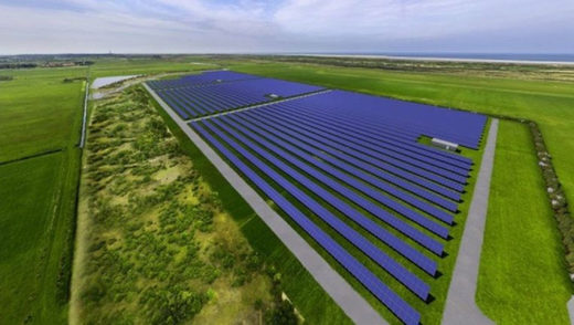 Zonnepark zonne-energie