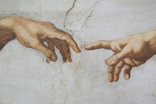 De Hand van God Michelangelo