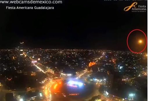 Mexico meteor fireball