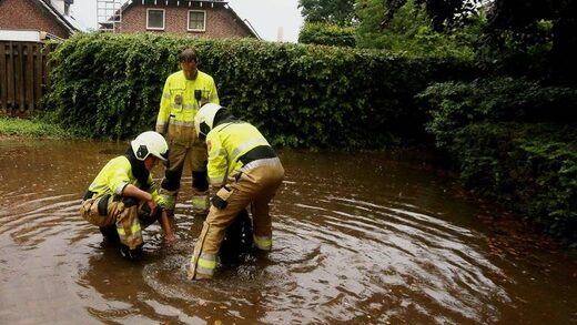 ondergelopen straten