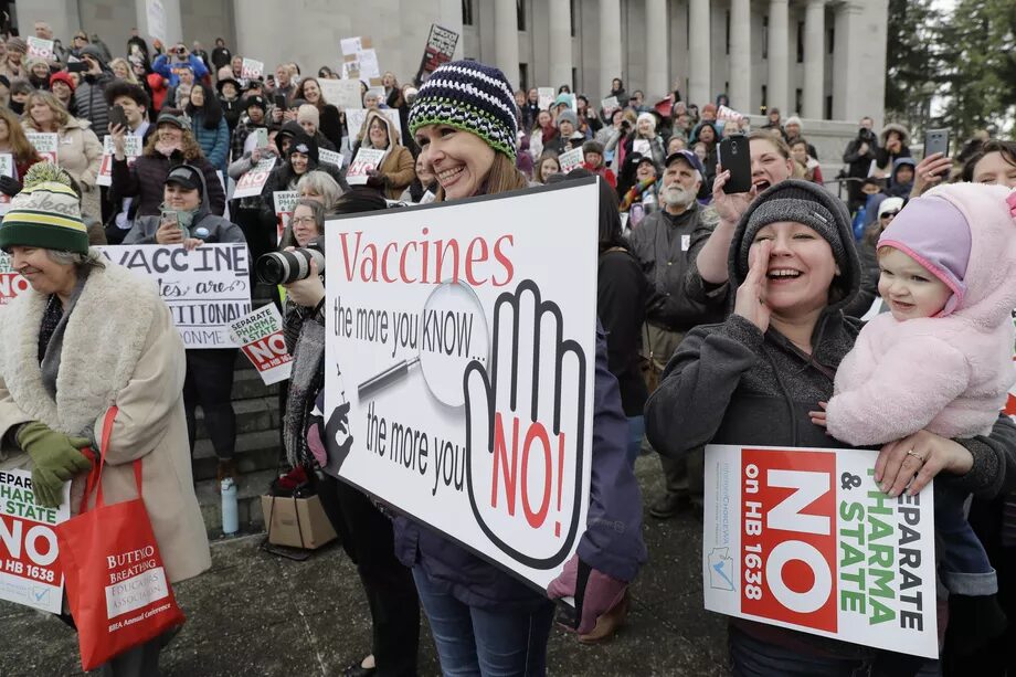 vaccines protest