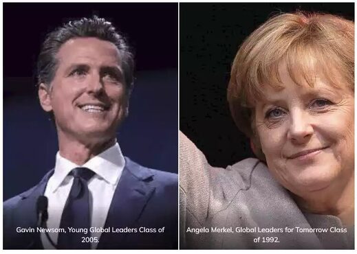 Gavin Newsom Angela Merkel