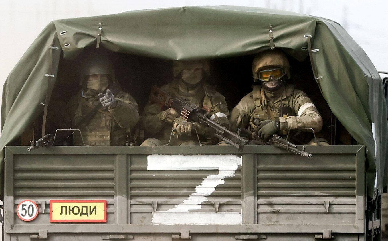 russische soldaten oekraïne transport