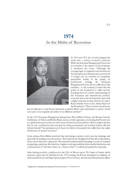 p.19 van de WEF First 40 Years-brochure 2010
