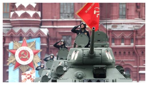 Russische Tank tijdens Parade